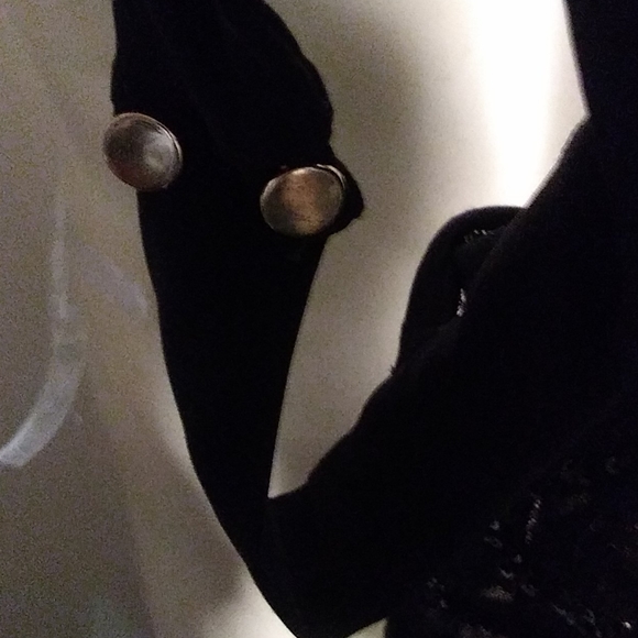 36'',28'',38''Talk about Sexy! Black & Gold Sequined Jumpsuit - Picture 12 of 15